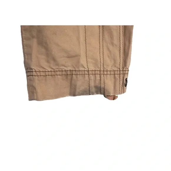 Vtg Abercrombie & Fitch Cargo Military Distressed Y2K Tan Pants Woman’s 4 - Picture 13 of 13